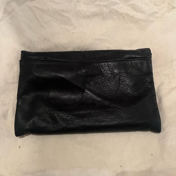J.CREW clutch/shoulder bag 100% leather - Picture 2 of 6
